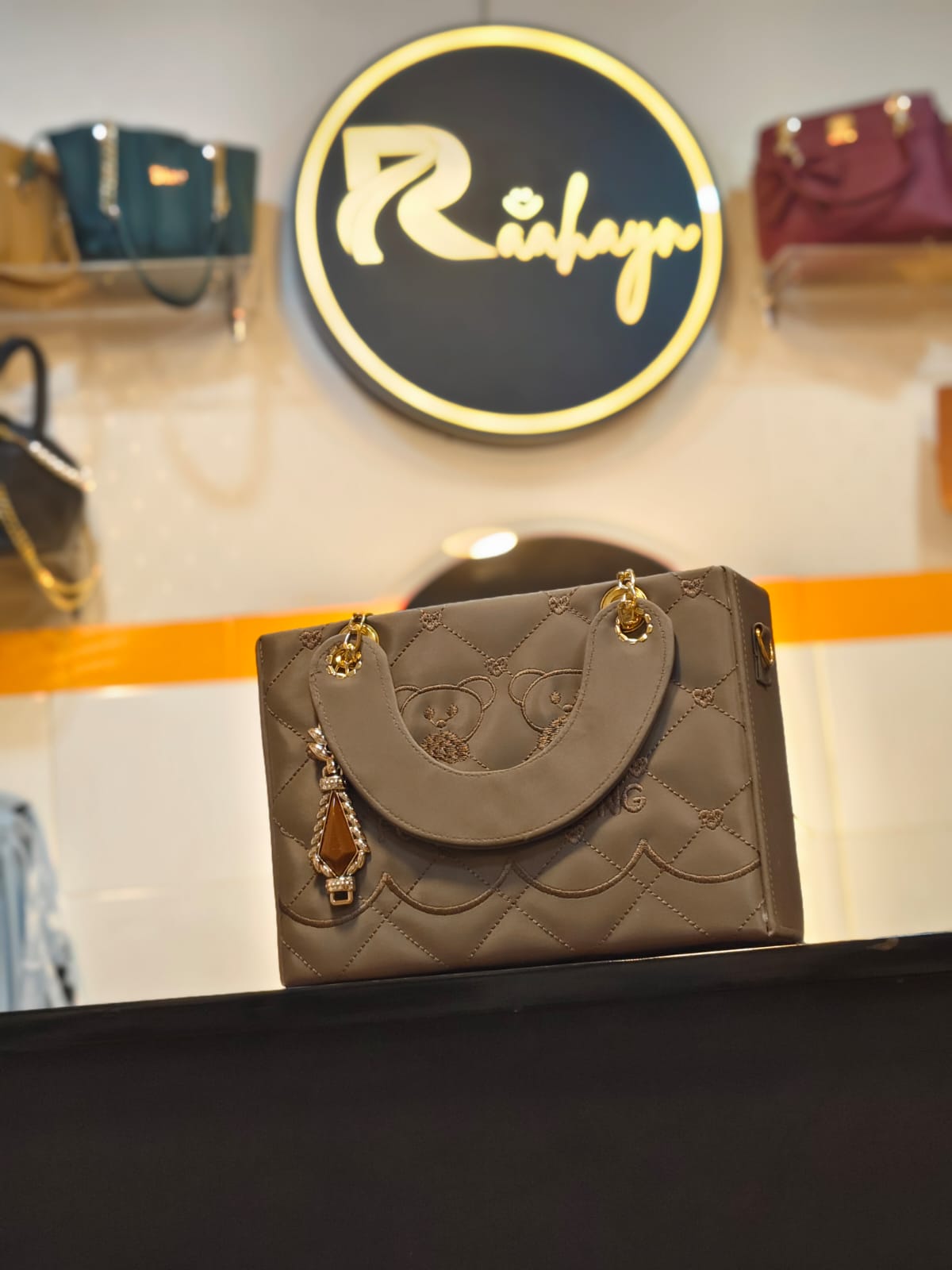 The Taupe Teddy Tote