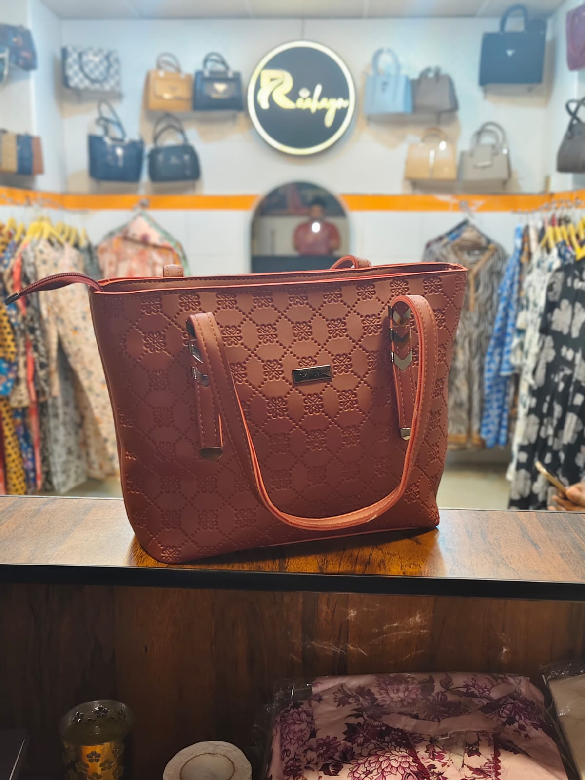 Merlot Box Tote