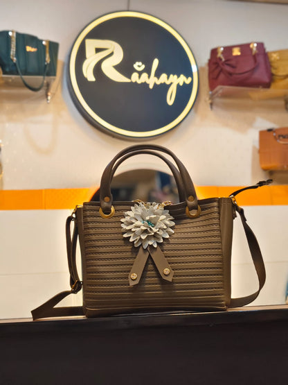 Aria Floral Top-Handle Bag