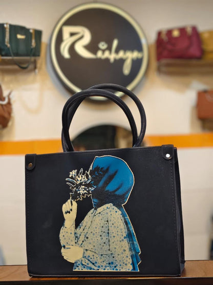 Navy Hijab Tote