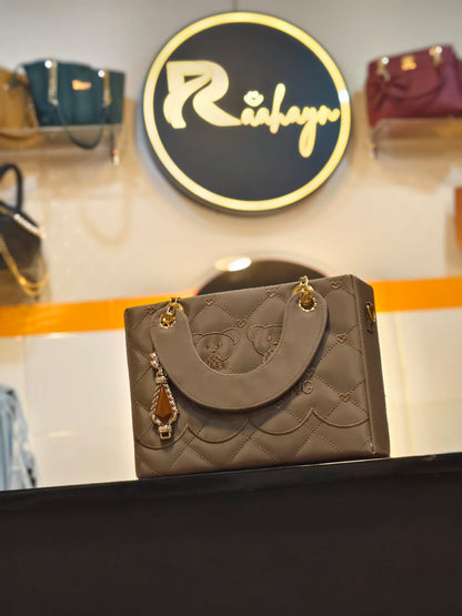 The Taupe Teddy Tote