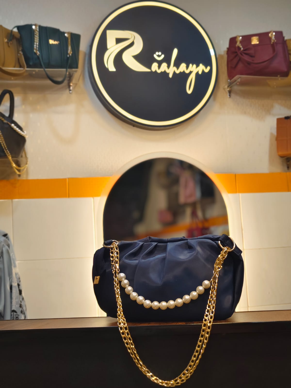 Midnight Pearl Pouch