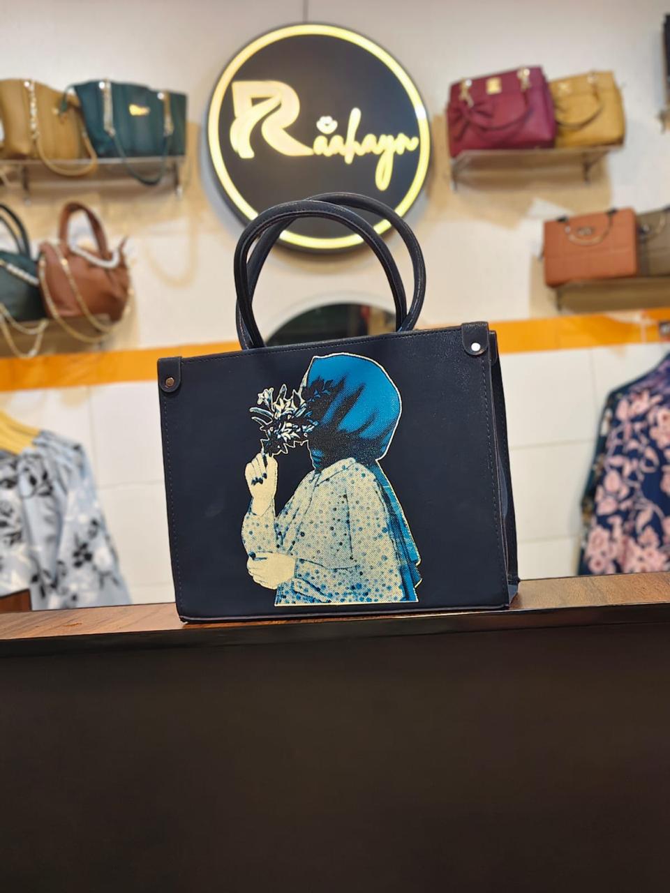 Navy Hijab Tote