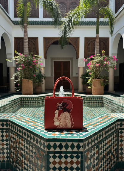 Red Riad Hijab
